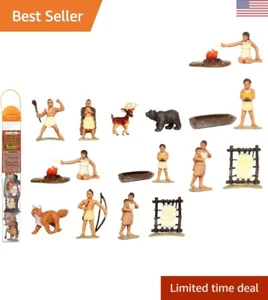 Aufwendig gefertigte Powhatan Indianer Miniaturen TOOB - pädagogisches Lernwerkzeug - Bild 1 von 11