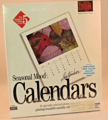Seasonal Mood - Calendars - CD-ROM - hijk (1997) - NIB - Image 1 of 4