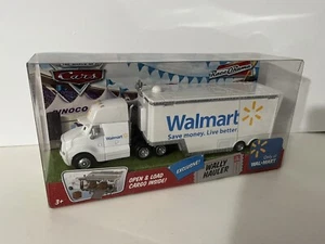 Disney Pixar Cars Walmart Exclusive White Wally Hauler Semi Trailer Truck NEW - Picture 1 of 4