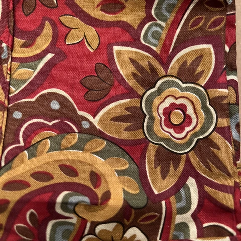 Longaberger Cracker Basket Liner - Crimson Hill Cover