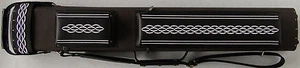 Estuche para tacos de billar 2x4 - negro con bordado de dragón y envío GRATIS - Imagen 1 de 3
