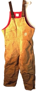 Mono Carhartt Aislado Pato Marrón Envejecido Hecho en EE. UU. Talla 40" Grande - Imagen 1 de 22