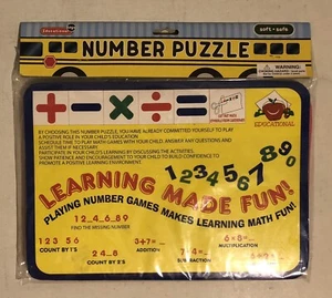 PÄDAGOGISCHES SPIELZEUG Zahl Puzzle weich 0-9  - Bild 1 von 2
