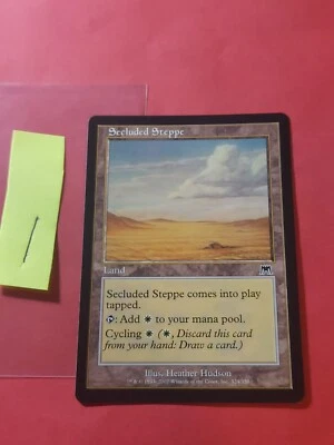 2002 Magic The Gathering Onslaught #324 Secluded Steppe, C, Land, NF, cd1 - Image 1 of 4