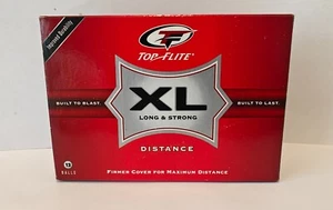 Golf Balls Top-Flite XL Long & Strong Distance, White  4 Pack - 12 Balls - Picture 1 of 11