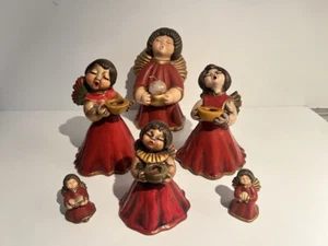 6 Thun Engel Bozen versch. Größen von 7 cm - 25 cm Keramik Figur - Bild 1 von 6