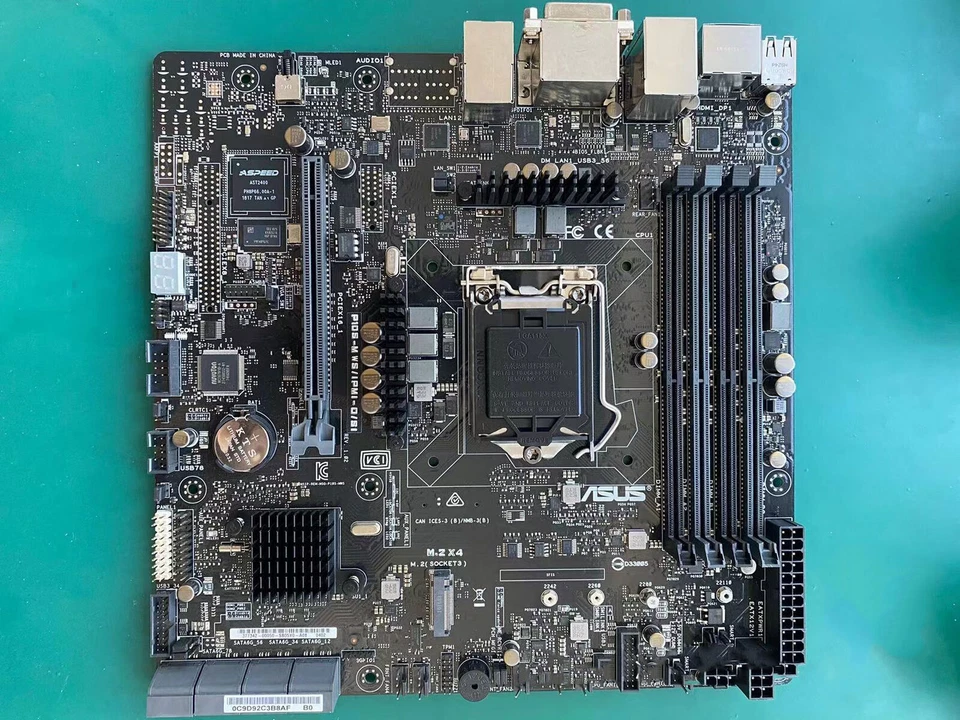 For ASUS P10S-M WS/IPMI-O/SI Workstation Motherboard LGA 1151 DDR4 64G DP HDMI - Image 1 of 3