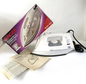 SINGER VERY LARGE IRON with VARI-SYSTEM MODEL 868 VINTAGE W/ ORIGINAL BOX - Picture 1 of 7