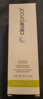 MARY KAY CLEARPROOF DEEP CLEANSING CHARCOAL MASK~094148~ FULL SIZE~ 4 OZ~NIB! - Image 1 of 4