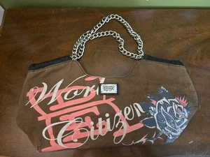 VTG Y2K ED HARDY DESIGNS Becca Satchel Handbag CHAIN STRAP GOOD CONDITION - Bild 1 von 14