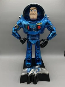 Toy Story Stealth Buzz Lightyear room guard Chrome Blue Thinkway Toys - Picture 1 of 7