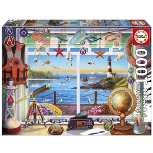 Educa - 1000 Piece Jigsaw Puzzle for Adults   Life in the Harbour Includes Glue  - Bild 1 von 6