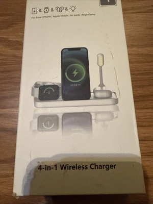 Wireless Charger 3 in 1 - Fast Charging Station for Apple iWatch/iPhone/ear pods - Image 1 of 2