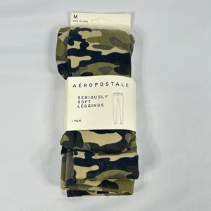 Aeropostale Camo Camouflage Leggings Seriously Soft Women's Size Medium NEW - Picture 1 of 8
