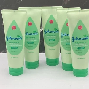 Aceite cremoso nutritivo Johnson's Skin, aroma de aloe y vitamina E, cremoso - paquete de 5 - Imagen 1 de 1