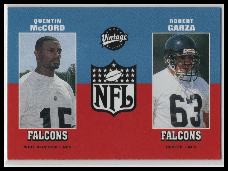 2001 Upper Deck Vintage #280 Quentin McCord / Roberto Garza ROO, RC, UER - Image 1 of 2