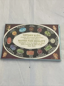 Vintage Tiffany & Co Birthstone Advertising Celluloid Pocket Mirror - Picture 1 of 4
