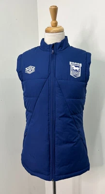 Ipswich Town Umbro 2024/25 Navy Travel Gilet Adult Size S BNWT        AC12 - Image 1 of 4