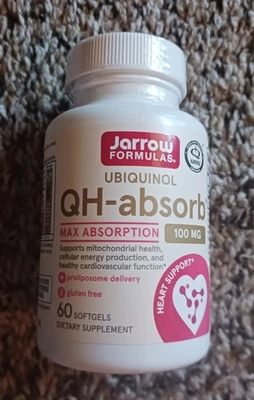 Jarrow Formulas Ubiquinol QH-absorb Max Absorption 100mg - 60 Softgels - Image 1 of 2