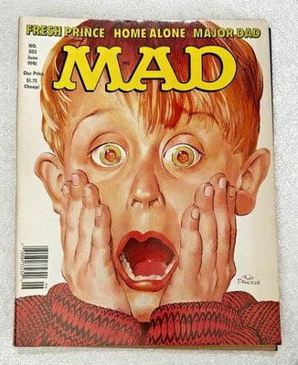 MAD MAGAZINE NO 303 JUNE 1991 HOME ALONE - Image 1 of 2