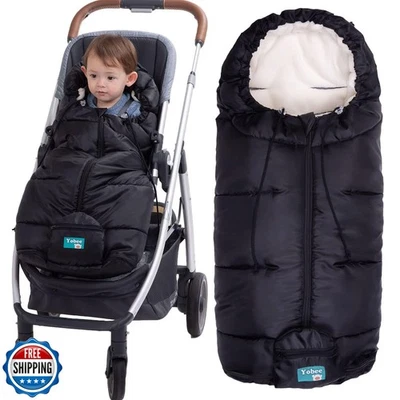 Yobee saco de dormir universal à prova de intempéries para carrinho de bebê, confortável - Imagem 1 de 4