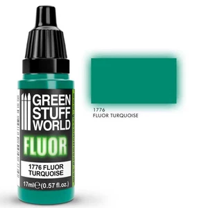 Green Stuff World Fluor Paint TURQUOISE - Picture 1 of 1