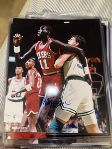 Autographed 8" x 10" Photo of the Late Manute Bol Philadelphia 76ers Auto NBA - Picture 1 of 2