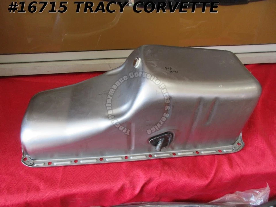 Chevrolet 409 1962-1964 cárter de aceite de acero desnudo Impala Bel Air Biscayne serie W MK 1 Foto 1 de 4