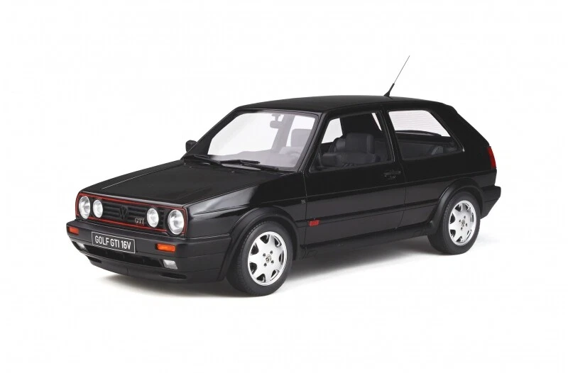 VW GOLF 2 MK2 GTI 16V 1989 NERA AUTOMOBILE G044 1/12 RESINA 999 PEZZI LIMITATI - Immagine 1 di 4