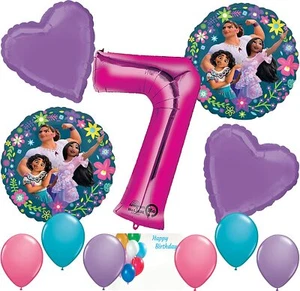 Disney Encanto Party Supplies Princess Balloon Decoration Bouquet 7th Birthday - Picture 1 of 1