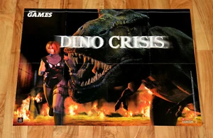 1999 Dino Crisis / Resident Evil MDK2 Xena Bloody Roar etc Rare Calendar Poster - Picture 1 of 3