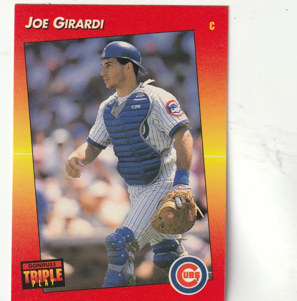 FREE SHIPPING-MINT-1992 Donruss Triple Play Joe Girardi #151 CUBS - Image 1 of 1