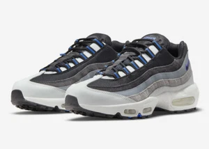 Nike Air Max 95 Negro/Azul Medio-Antracita DH4754-001 EE. UU. Hombres Talla 8 - Imagen 1 de 6