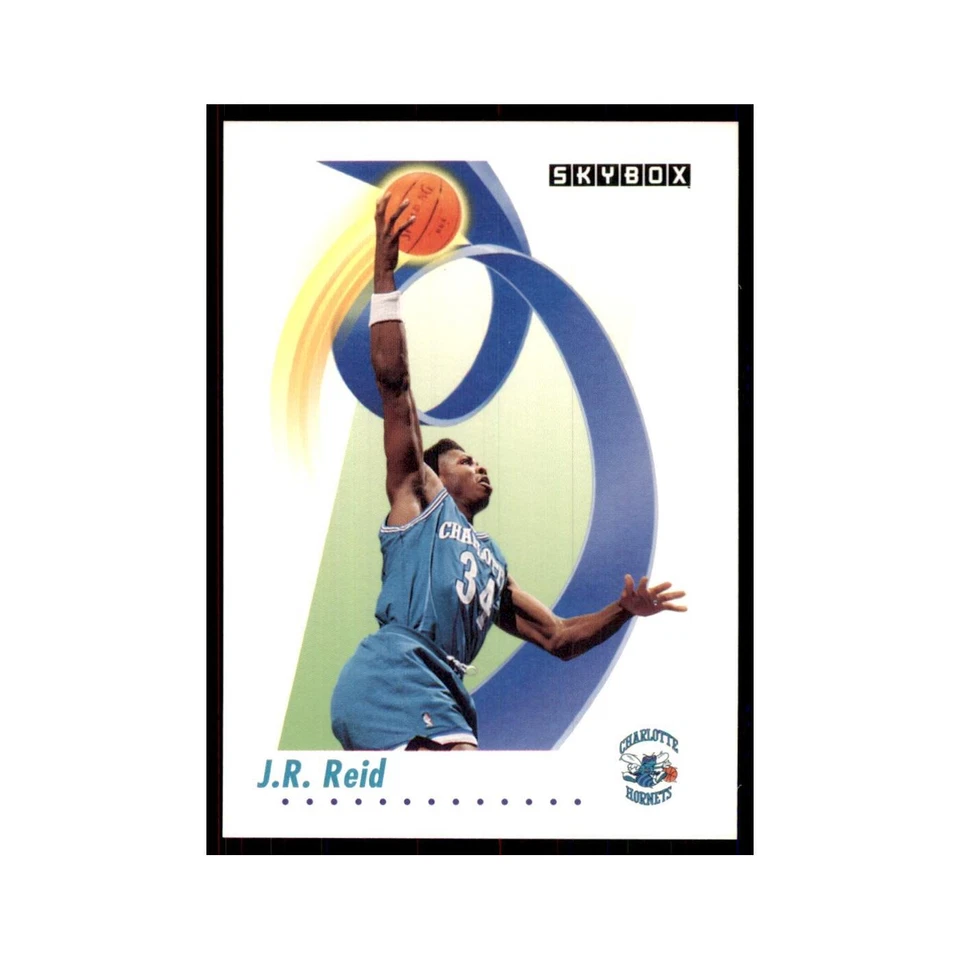 1991 SkyBox J.R. Reid Basketball Cards #32 - Image 1 of 3