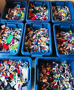 LEGO 20 Pounds Lot 🔥 Bulk Bricks Blocks Assorted Pieces Tires Base Plates 🔥 - Picture 1 of 2
