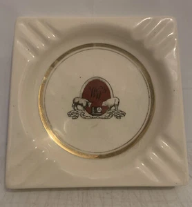 Vintage WW Wembley Ware Ashtray with Bull & Bear Stock Exchange Picture H400 - Picture 1 of 6