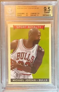 Michael Jordan Bulls SR SP 2008 cubierta superior Goudey #300 *impresión corta* BGS 9,5 - Imagen 1 de 2