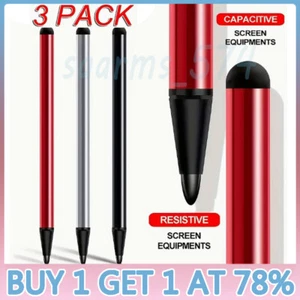 3 x Touch Screen Stylus Pens for iPhone iPad Tablet Samsung Android Phone - Picture 1 of 13