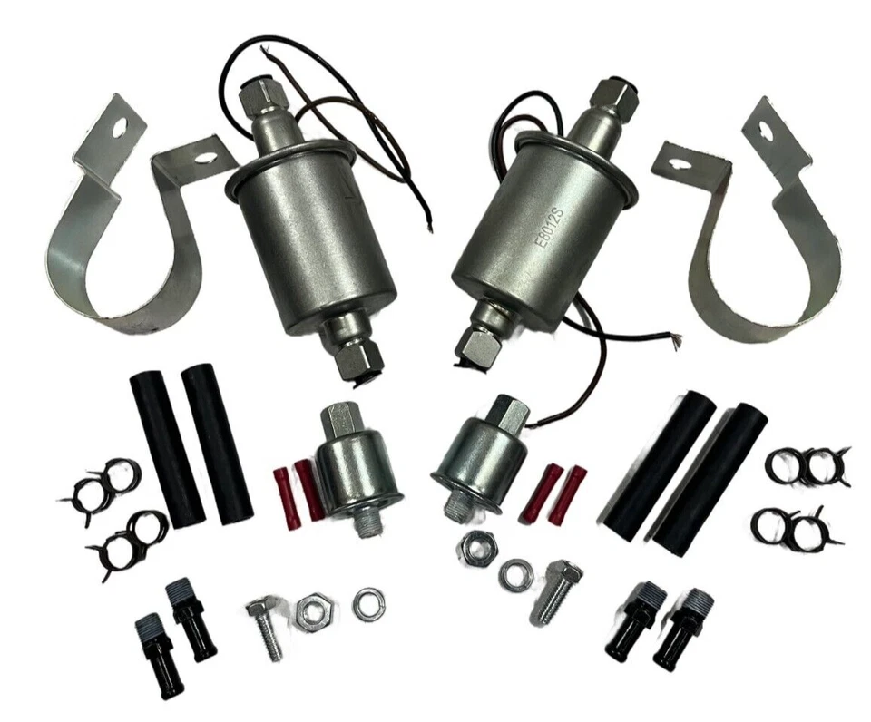 PAIR of 12V E8012S Universal Electric Fuel  Pump Gas Diesel   9 PSI - Image 1 of 4