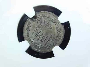 1816 Switzerland 2.5 Rappen Vaud - NGC MS63 - Picture 1 of 4