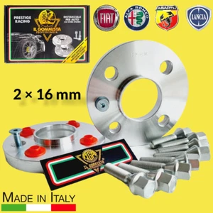 IGP 2 DISTANZIALI 16 mm 4 x 98 mozzo 58.1 + 8 BULLONI x FIAT CINQUECENTO BRAVO + - Imagen 1 de 5