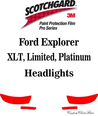 Película de protección de pintura 3M Scotchgard serie Pro 2020 2021 2022 Ford Explorer Foto 1 de 3