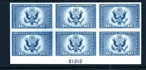 771 16-cent AIRMAIL-SPEC. DEL'Y Plate blk/6 SCV $55++ - Picture 1 of 1