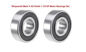 SHOPSMITH AO SMITH 1 1/8 HP JUEGO DE RODAMIENTOS MOTOR NUEVOS MARK V - Imagen 1 de 3