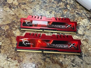 F3-12800CL9D-8GBXL GSkill 8GB Kit (2 X 4GB ) PC3-12800 DDR3-1600MHz 240-Pin DIMM - Picture 1 of 2