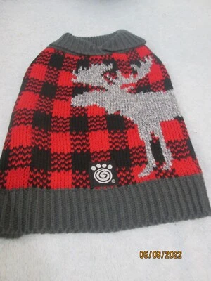 Suéter Petrageous Designs Buffalo Check Moose Perro Gato Extra Pequeño Nuevo Foto 1 de 3