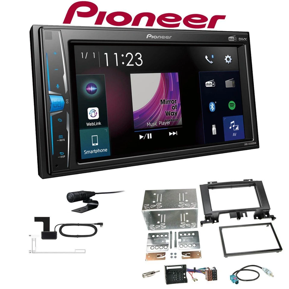 Pioneer Autoradio Bluetooth DAB+ für Mercedes Benz Sprinter ab 2006 Quadlock - Bild 1 von 4