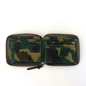 SAMSTAGS NEW YORK CITY CAMOUFLAGE WILDLEDER REISSVERSCHLUSS UMFALTBARE GELDBÖRSE - NEU IM KARTON - Bild 1 von 12