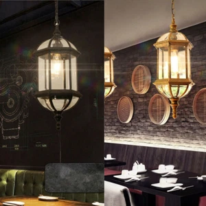 Outdoor Lamp Garden Chandelier Lighting Retro Ceiling Lights Hotel Pendant Light - Picture 1 of 22