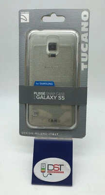 Cover Case TUCANO ELEKTRO per Samsung GALAXY S5  rigida Argento - Immagine 1 di 2